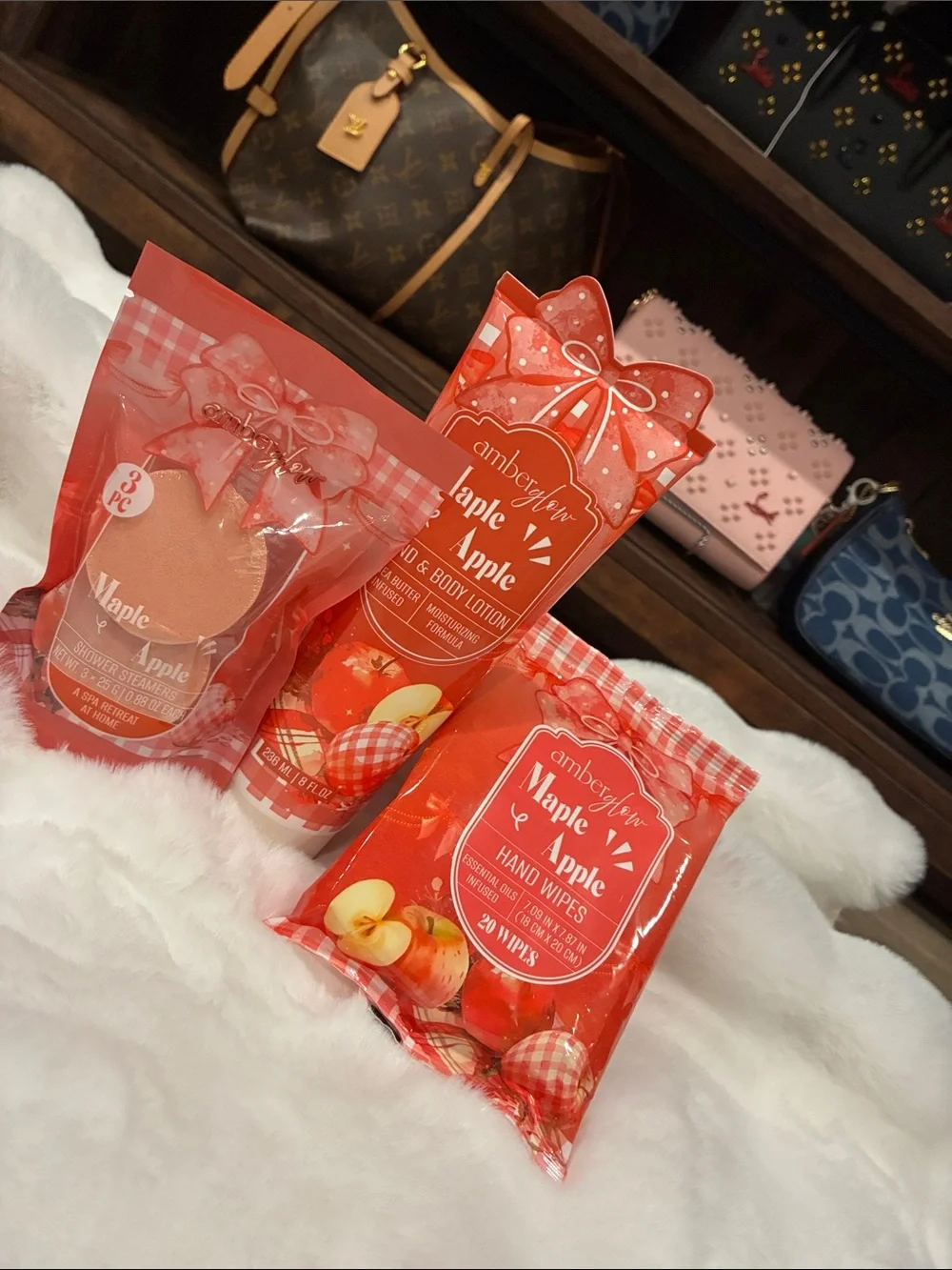 Maple & Apple Hand Care Set — Red